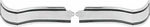 1965 Chevrolet Impala; Rear Side Cove Moldings; Rh And Lh; Pair. Fixed Price $214.99.