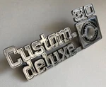 Gm Chevy Truck Custom Deluxe 30 Fender Emblem - 349684. Fixed Price $28.95.