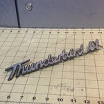 96 97 Ford Thunderbird Lx Rear Trunk Nameplate Emblem. Fixed Price $34.45.