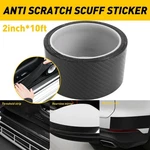 Auxito Door Carbon Plate Fiber Bumper Sill Scuff Scratch Cover Anti Sticker 10FT. Fixed Price $9.49.