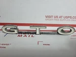 Pontiac Gto Front Grille Emblem / Usa-made Badge Script, Original 489190. Fixed Price $44.95.