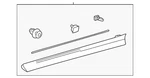 Genuine Lexus Door Molding 75074-F6010. Fixed Price $255.73.