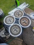78-80 Mustang Capri Fairmont Grenada Set (4) Wheel Covers Hub Caps Oem 1. Fixed Price $125.00.