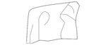 Genuine Mazda Wheel Opening Molding Bracket KB8A-51-U30. Fixed Price $8.71.