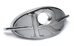 New Rear "r" Trunk Emblem For 1971-72 Buick Riviera / Lock Bezel Deck Lid Badge. Fixed Price $79.99.