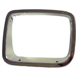 CH2512126 New Driver Side Head Lamp Bezel Chrome Fits 1987-1995 Jeep Wrangler. Fixed Price $33.00.