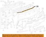 Gm Oem 14-19 Corvette Rear Bumper Components-upper Molding 84011055. Fixed Price $88.13.