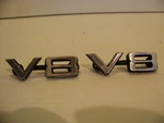 1966 67 68 69 70 Dodge Plymouth V8 Emblems Oem #2579748 Challenger Charger Dart. Fixed Price $129.99.