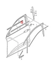 Audi E-tron Gea Gen Window Slot Seal With Trim Strip 4KE837475 19-19. Fixed Price $85.33.
