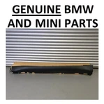 Genuine Bmw X6, E71, Black Exterior Sill Cover Lower Trim 51777184419. Left. UL7. Fixed Price $168.08.