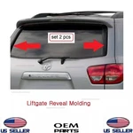 2PCS Genuine Oem Back Door Outer Molding Left + Right Toyota Sequoia 2008-2022. Fixed Price $119.95.