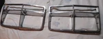 1979-85 Oem Buick Riviera Universal Headlight Bezels Both Used Moldings/ Trim. Fixed Price $110.00.