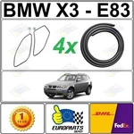 2003-2010 Bmw X3 E83 Door Seal Edge Protector 4-PIECE Rubber Weatherstrip Set. Fixed Price $182.00.