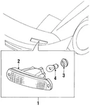 Genuine Mazda Lens & Housing NA01-51-07XA. Fixed Price $130.61.
