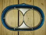 1958 Edsel Ranger Left Headlight Bezels 13061 Original Trim Chrome. Fixed Price $100.00.