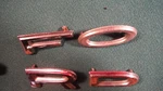 CD88 Ford Hood Nose Letter Emblems Vintage 1964 #C4DB16606 A-d Falcon Ranchero. Fixed Price $29.99.