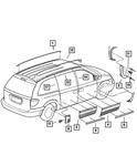 Genuine Mopar Front Door Applique Right WW18ABEAA. Fixed Price $408.77.