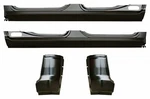 Oe Style Rocker Panel & Cab Corner Kit Crew For 09-18 Ram 1500 Pickup Truck. Fixed Price $495.00.