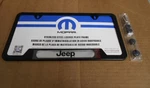 Mopar 82213252AB Jeep Satin Black License Plate Frame. Fixed Price $48.94.