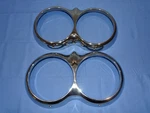 58-60 Chevy Corvette Head Light Bezels Lamp Buckets Trim 3779239. Fixed Price $100.00.
