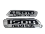 New Oem 2019-24 Dodge Ram 1500 Hemi 5.7L Left & Right Hood Emblem Chrome Black. Fixed Price $74.99.
