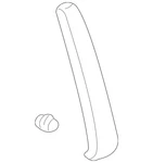 Genuine Acura Door Reveal Molding 72470-S6M-003. Fixed Price $58.29.