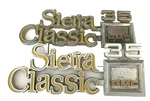 Original Gmc Sierra Classic Truck Emblems X2 Z-1803 351835. Fixed Price $169.99.