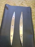 C1 Corvette 58-61 Stainless Steel Cove Spear Backing Plates "gm Originals 59 60. Fixed Price $119.00.