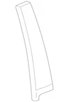 Genuine Honda Garnish Rear Door Sash 72930-S01-A00. Fixed Price $63.60.