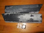 Used Original 1985 1986 Ford Mustang Lx Rear Quarter Panel Mouldings E5ZB. Fixed Price $22.49.