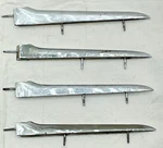 1958-1961 Chevrolet Corvette Side Cove Fender Trim Spears C1 Body Moldings. Fixed Price $67.90.