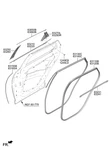 Genuine New Rh Rr Dr Frame Garnish Assy Suits Kia EV6 Gt-line 2022-ONWARDS. Fixed Price $71.13.