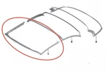 Bmw F33 F83 Convertible Front Roof Weatherstrip Seal M4 435I 440I 17-20 #2479. Fixed Price $246.46.
