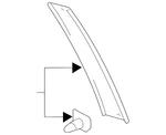 Genuine Audi Applique 4L0-839-901-Y9B. Fixed Price $208.80.