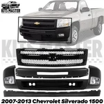 Front Bumper & Grille Assembly Primed Kit For 2007-2013 Chevrolet Silverado 1500. Fixed Price $464.37.