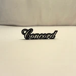 1979-80-81-82-83 Amc Concord Emblem Badge Script Nos Packaging #3719898. Fixed Price $13.48.