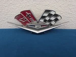 1965 1966 Corvette Cross Flag Fender Emblem Oem Gm 3872930 3827158. Fixed Price $39.99.