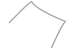 Genuine Mazda Windshield Molding KB7W-50-601A. Fixed Price $25.28.