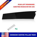 Black Rear Door Window Trim Applique For 2015-2018 Chevy Suburban 926-245 Auxito. Fixed Price $31.99.