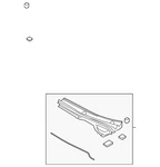 Genuine Mazda Cowl Grille EG21-50-7S0J. Fixed Price $159.37.