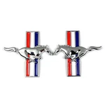 Running Horse Fender Emblem Chrome Pair Mustang 1994-2004. Fixed Price $23.99.