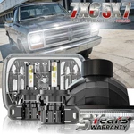 2SETS 7X6" Led Headlights Drl For Dodge D150 D250 D350 Ram. Fixed Price $125.99.