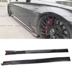 For Mercedes-benz CLA200 CLA250 86" Side Skirt Extension Rocker Splitter Carbon. Fixed Price $75.99.