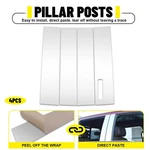 2015-21 Ford F-150 4PCS Glossy Chrome B Pillar Post Door Window Covers Trim. Fixed Price $14.24.