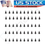 50PCS Push Type Door Trim Car Clips Black For Dodge Chrysler REF#WX68DX9-AA. Fixed Price $8.12.