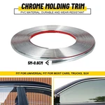 0.24INCH Chrome Trim Molding Body Side Strip For Car Bumper Door Window Guard 5M. Fixed Price $9.49.