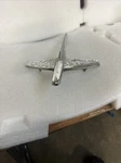 1955 Ford Fairlane Hood Ornament Bn 16853-C Jet Plane, Chrome Plated, Car Part. Fixed Price $55.00.