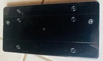Genuine Mercede W216 Front License Plate Panel Bracket. Fixed Price $75.00.