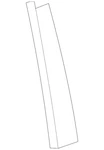 Genuine Lexus 2016-2022 Applique Panel 75707-0E030. Fixed Price $51.53.