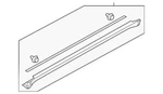 Genuine Subaru Rocker Molding 91112AG35A. Fixed Price $332.90.